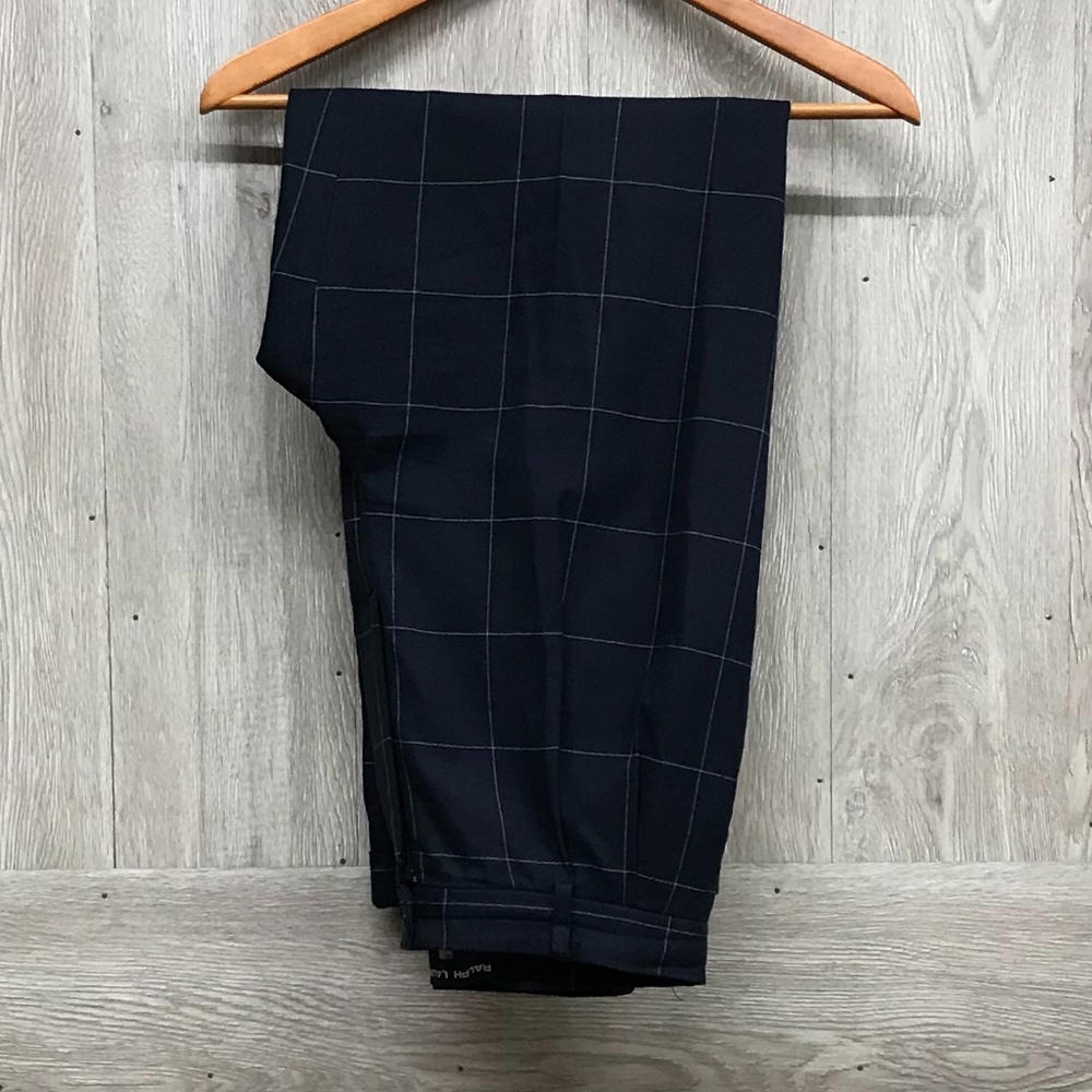 Ralph Lauren Polo Sport Navy White Plaid Pants A4